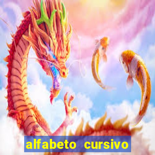 alfabeto cursivo pontilhado para imprimir pdf